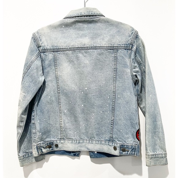Civil Regime Splatter Patches Denim Jacket - Picture 7 of 7